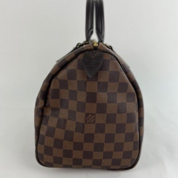 Louis Vuitton Damier Ebene Speedy 30 Satchel Handbag - Picture 4 of 13